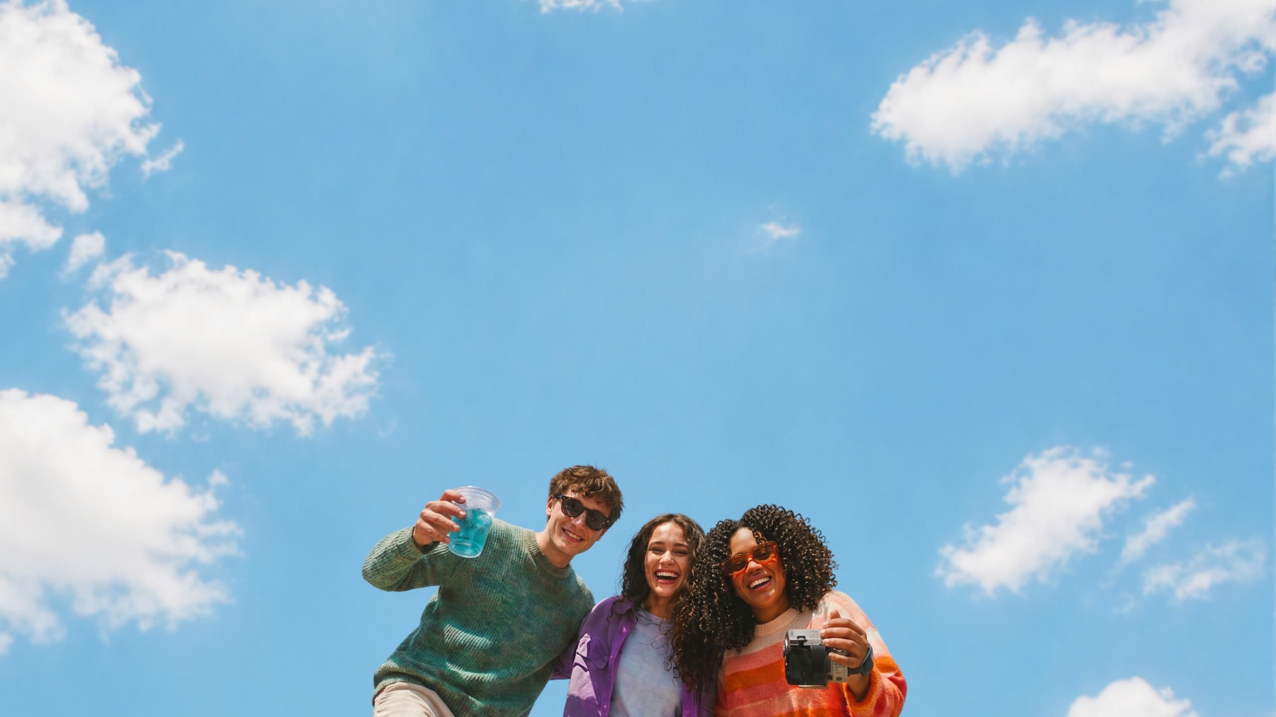 A group of creators celebrating together